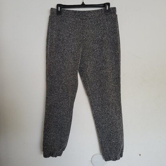One by Chapter One Tweed Gray Elastic Waist Thick Pull On Jogger Pants Sz Small - Picture 7 of 7